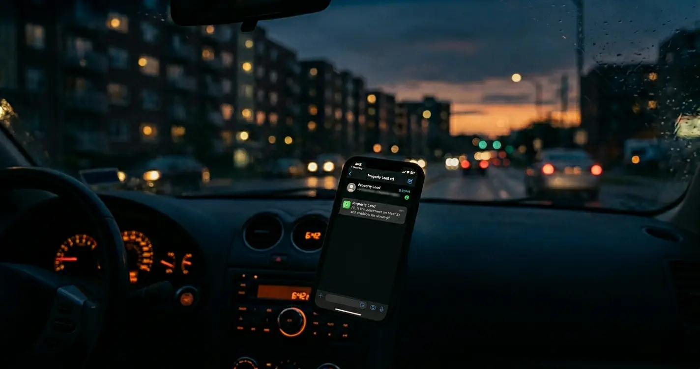WhatsApp emlak lead takibi ve cevapsız müşteri mesajı görseli